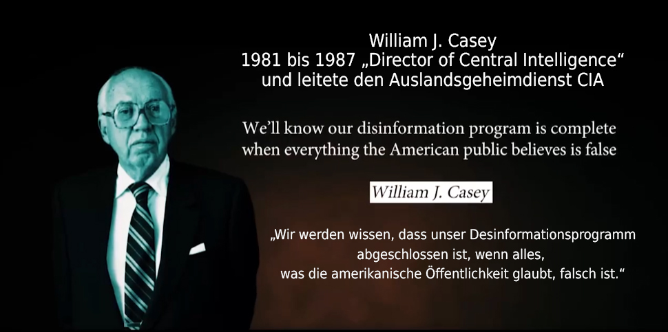 William J. Casey (1981 bis 1987 Director of Central Intelligence Agency CIA)