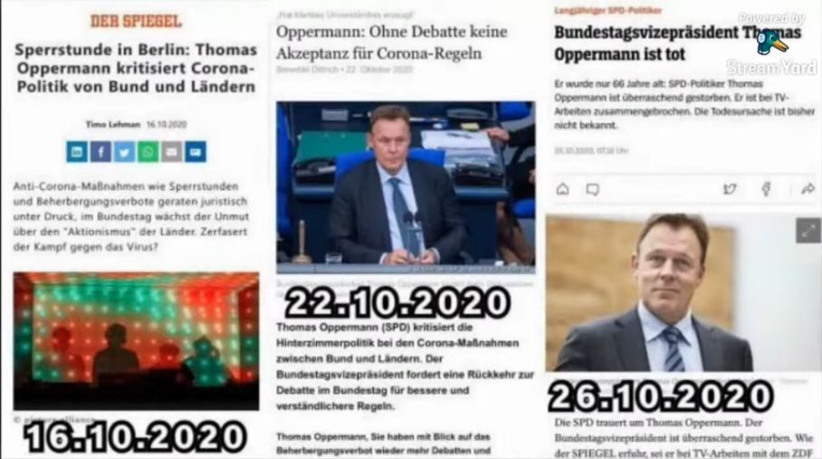 Thomas Oppermann - Vizepräsident, Deutscher Bundestag - tot? (25.10.2020)