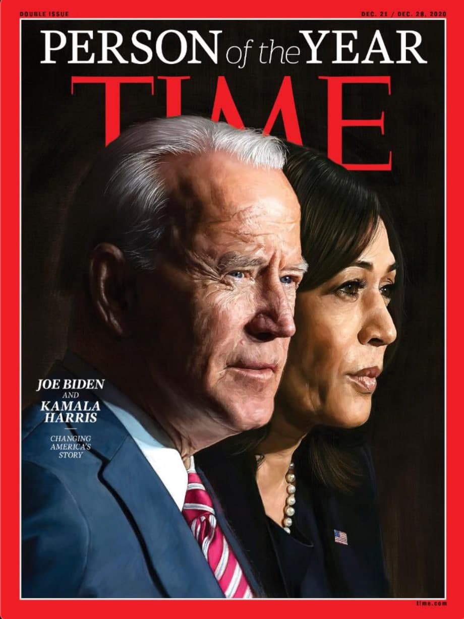 Joe Biden & Harris sind "Person des Jahres"? Warum auch nicht? Schließlich werden sie sich bald auch eine Zelle t