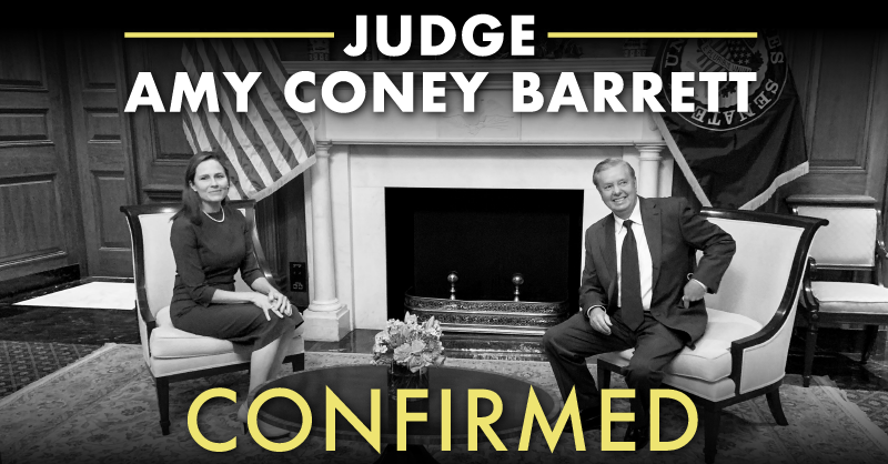 Amy Coney Barrett wurde am 25.10.20 als 9. Richterin am Obersten Gerichtshof der USA (Supreme Court) vereidigt!