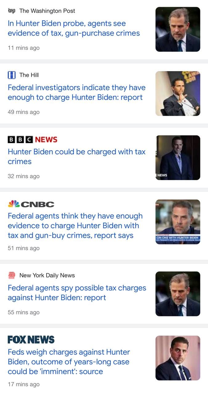 Die Mainstream-Medien bereiten die Zuschauer auf eine Verhaftung von Hunter Biden vor
