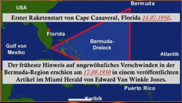Alle Raketenstarts in Florida und fallen dann ins Bermuda Dreieck, wo niemand ist und flogen nichts ins All?