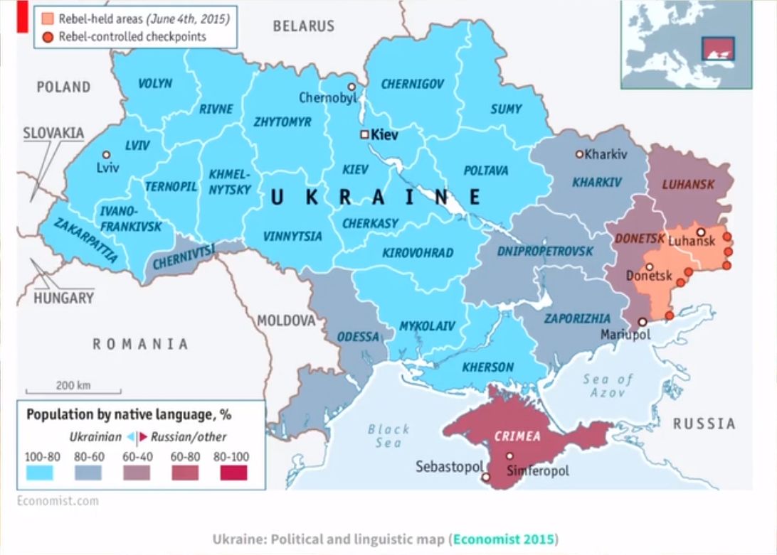 UKRAINE KARTE (Map)