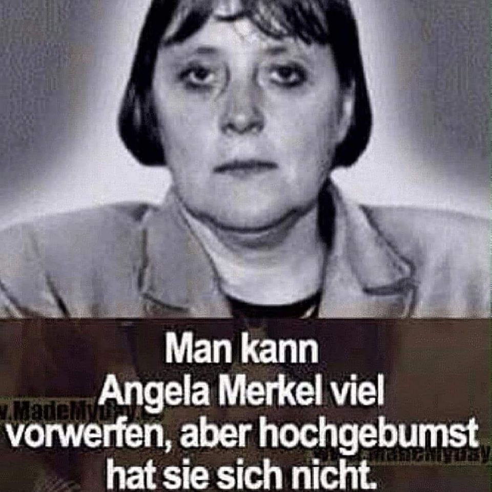 Merkel hat sich nicht hochgebumst!