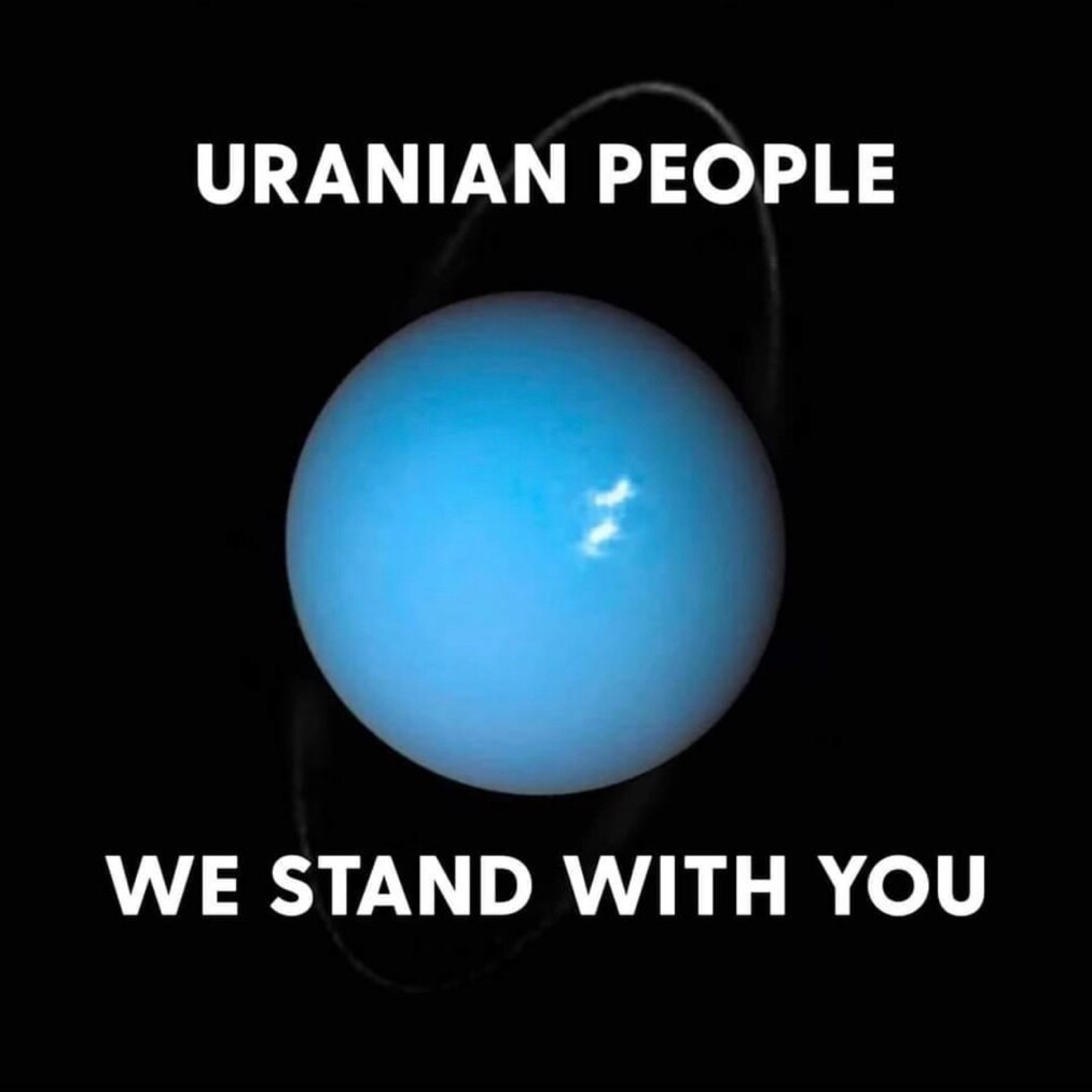 URANIAN PEOPLE, WE STAND WITH YOU! - URANISCHE MENSCHEN, WIR STEHEN ZU EUCH!