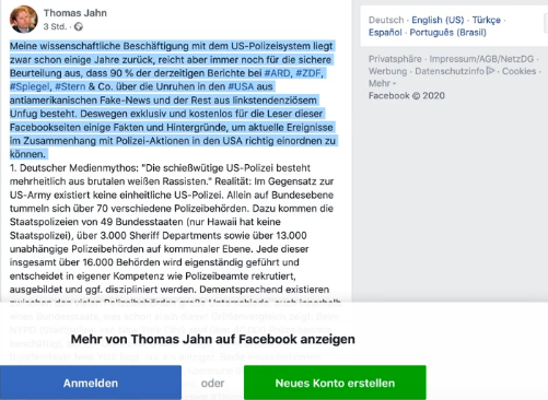 Thomas Jahn - US-Politik und deutsche Medien?
