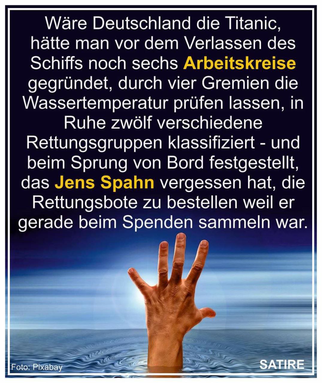 Jens Spahn, Politik und die Titatnic