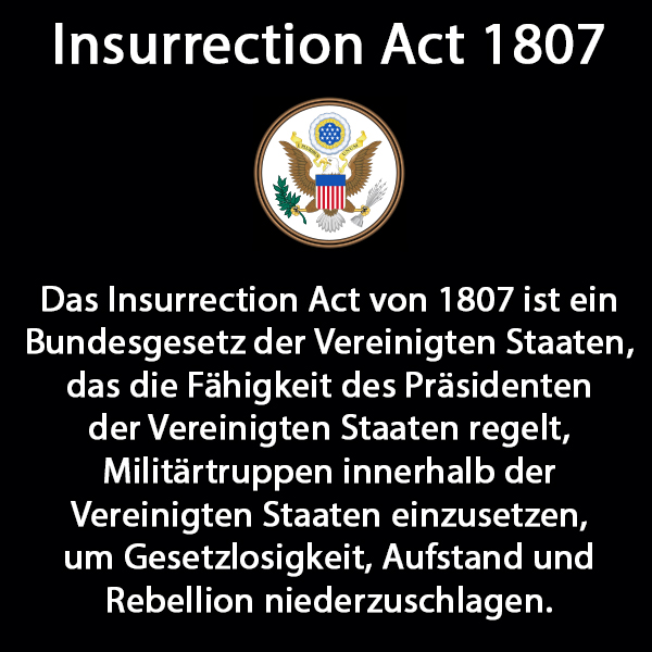 Insurrection Act 1807 - WWG1WGA:TV