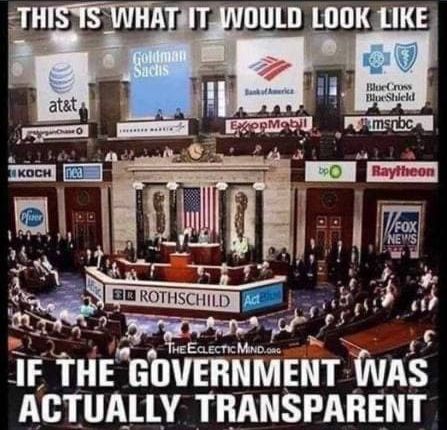 Die US-Regierung einmal transparent betrachtet